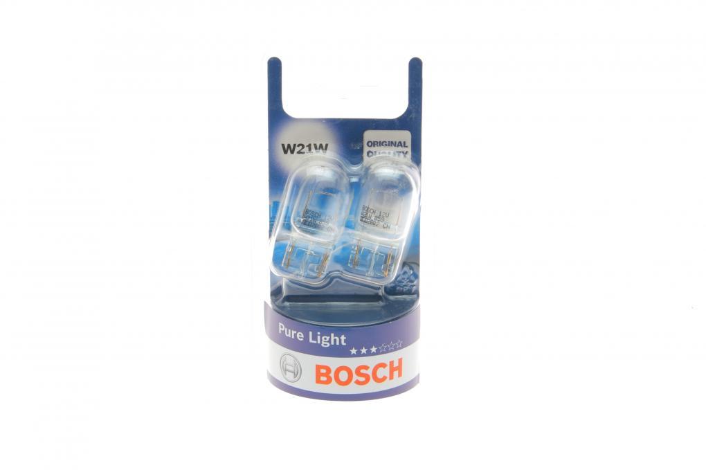 Автолампа W21W 12V 21W W3x16d Pure Light (к-кт 2шт) BOSCH 1 987 301 096 UA62