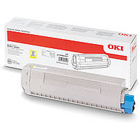 У Нас: Картридж для лазерного принтера OKI TONER-Y-MC853/873/883-7,3K Жовтий -OK