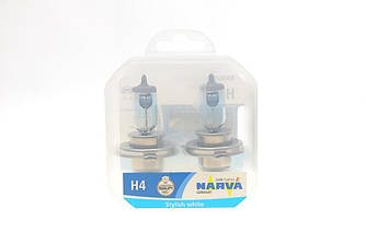 Автолампа H4 12V 60/55W P43t Range Power Blue+ (3700K) (к-кт 2 шт.) NARVA 486772100 UA62