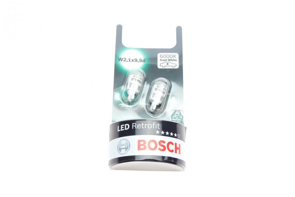 Автолампа W5W 12V 5W W2.1x9.5d LED Retrofit BL 6000K (Cool white) BOSCH 1 987 301 505 UA62