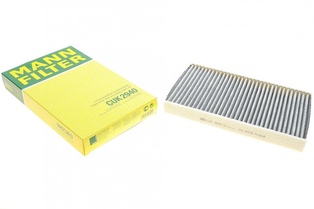 Фільтр салону Citroen C2/C3/C4/Peugeot 307/308 00- (вугільний) MANN-FILTER CUK 2940 UA61, фото 1