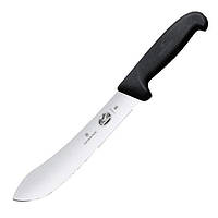 У Нас: Ніж кухонний Victorinox Fibrox Butcher для мяса 20 см Black Vx57403.20 -OK