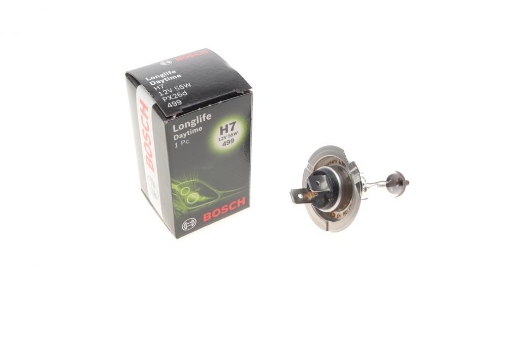 Автолампа H7 12V 55W PX26d Longlife Daytime BOSCH 1 987 302 078 UA62, фото 1