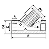Фільтр PP-r механічного очищення ITAL 20 мм, фото 4