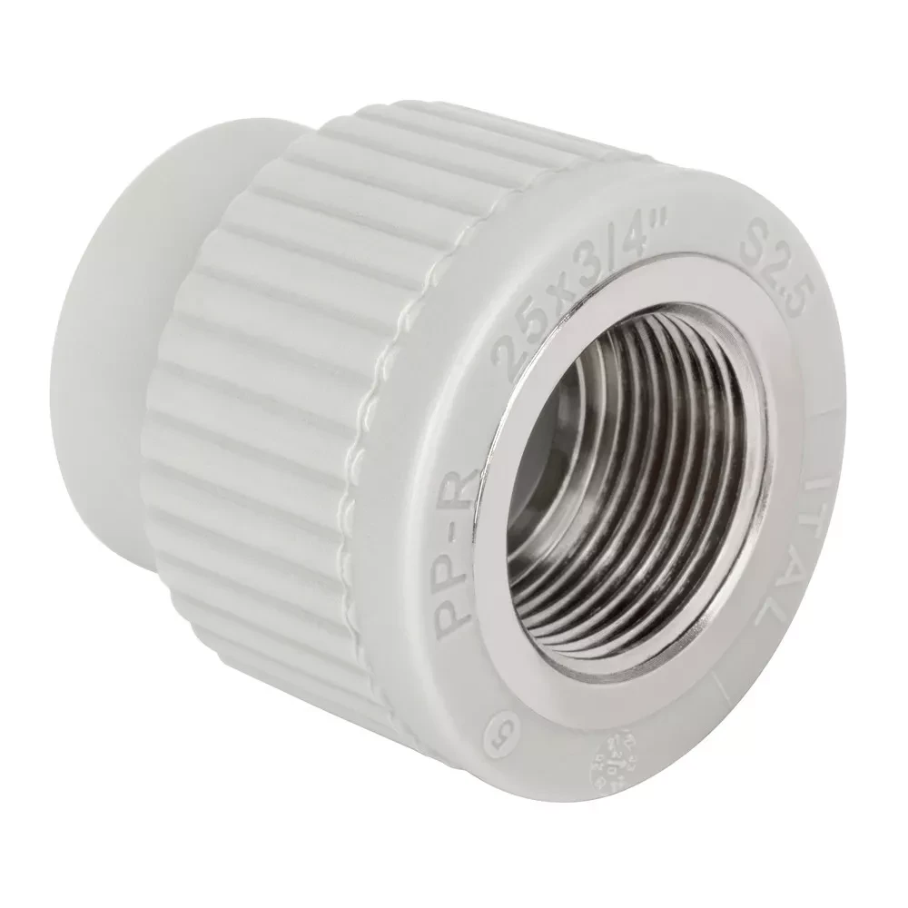 Муфта PP-r з внутрішньою різьбою ITAL 25 мм х 3/4", фото 1