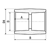 Муфта PP-r ITAL 110 x 110 мм, фото 2