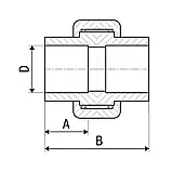 Роз'ємне з'єднання PP-r ITAL 20 x 20 мм, фото 2