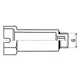 Комплект пробок PP-r з різьбленням ITAL 1/2" довгі, фото 4