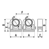 Кріплення PP-r ITAL 40 мм, фото 2