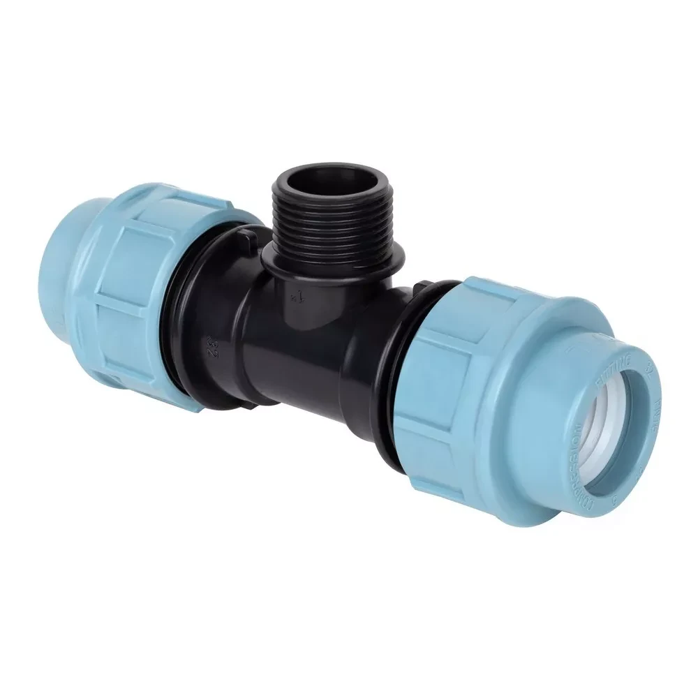 Трійник ПЕ із зовнішньою різьбою ITAL 32 мм х 3/4", фото 1