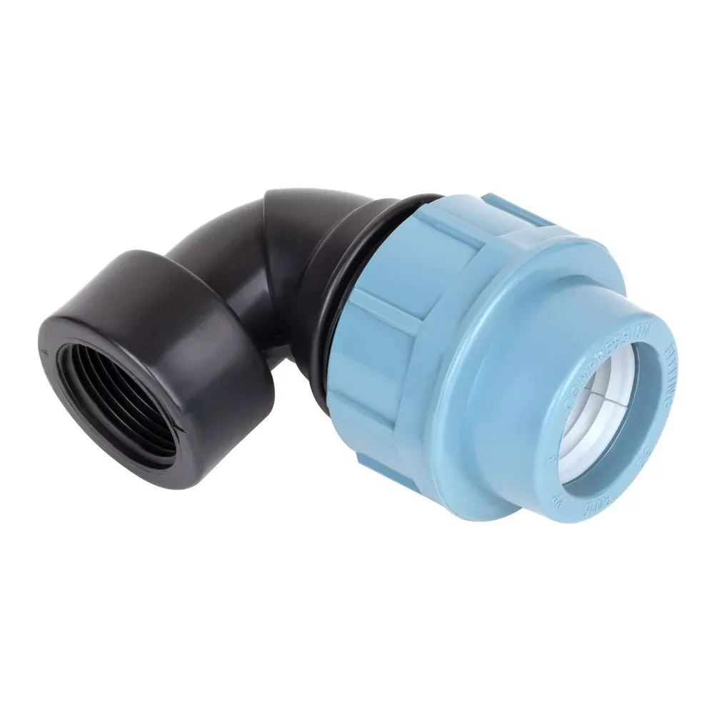 Коліно 90° ПЕ з внутрішньою різьбою ITAL 50 мм х 1 1/4", фото 1