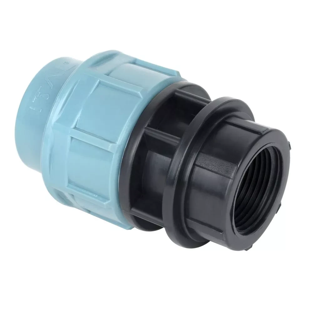 Муфта ПЕ з внутрішньою різьбою ITAL 40 мм x 1 1/2", фото 1