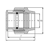 Заглушка для труб ПЕ ITAL 63 мм, фото 2
