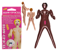 Надувна міні лялька Mini Blow-Up Doll Brown Hair, 66 см