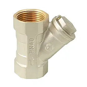 Фільтр механічного очищення косий ITAL 1", нікель