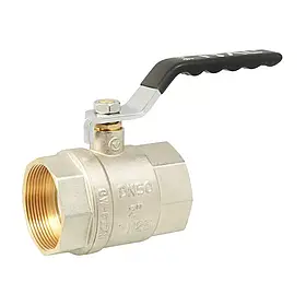 Кран кульовий ITAL PN40 2" вн.-вн., ручка, нікель