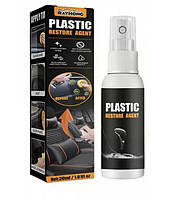 Профессиональная полироль для пластика авто с губкой Plastic restore agent Rayhong 30 мл