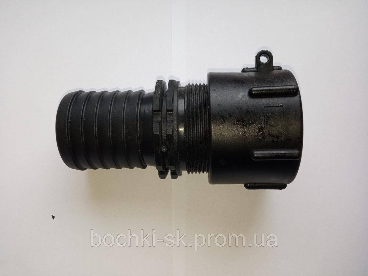 Перехідник DN50 на шланг 52 мм, фото 1