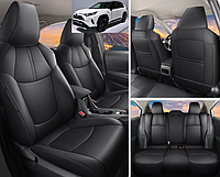 Чехлы автомобильные для Toyota RAV4 2019-2024 на передние и задние сиденья