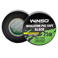 Изолента Winso ПВХ черная 25 м; 19 мм; 130 мк (152250)