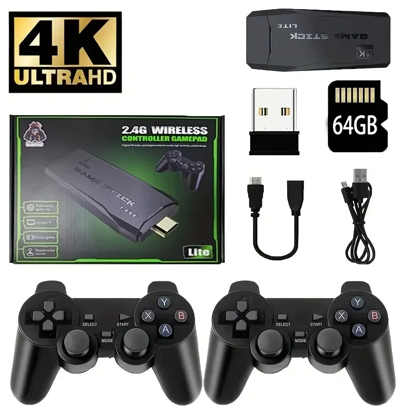 Ігрова приставка Data Frog Y3 Lite 64GB + 2 бездротових джойстика (GAMESTICK)
