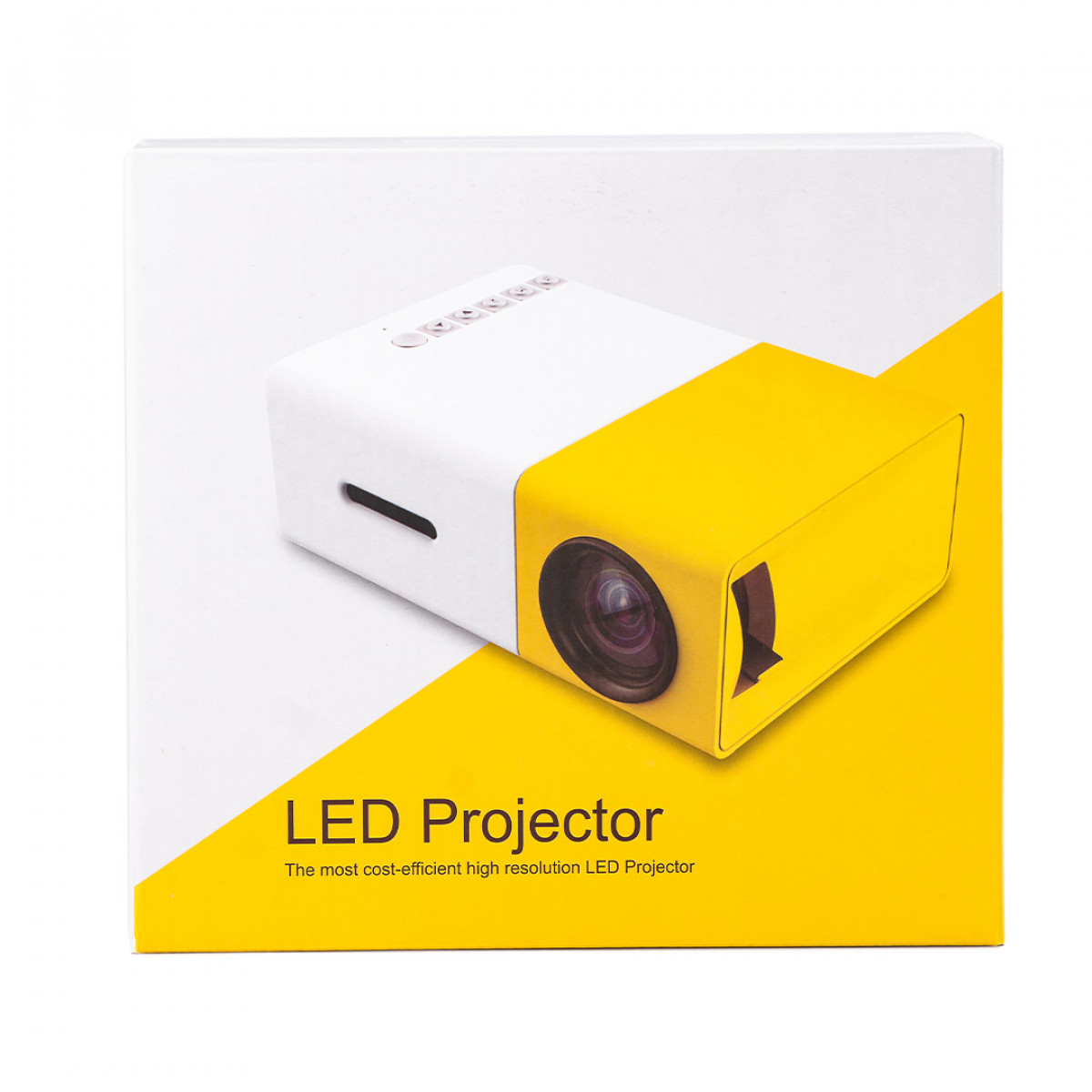 Портативний проектор YG-300 для дому та офісу HD Led з динаміком (ID ...
