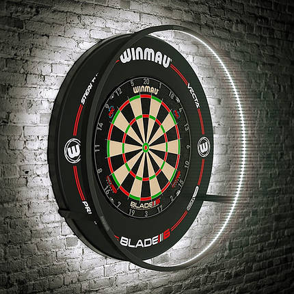 Фірмова LED-підсвітка мішені дартс Plasma Winmau Англія, фото 2