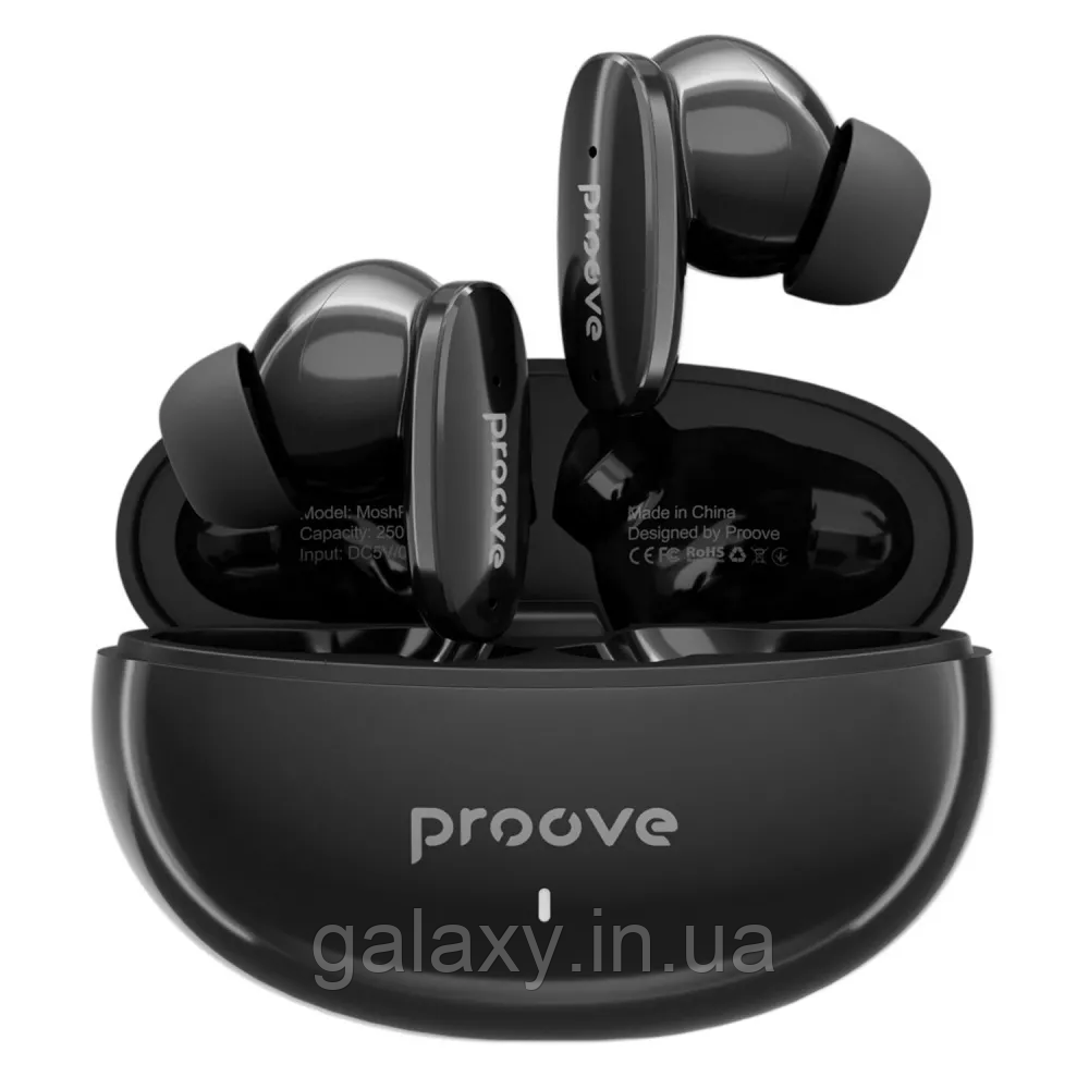 Навушники Proove Bluetooth гарнітура MoshPit TWS BLACK