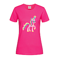 Розовая женская футболка Принцесса Пинки Пай (11-12-4-рожевий)
