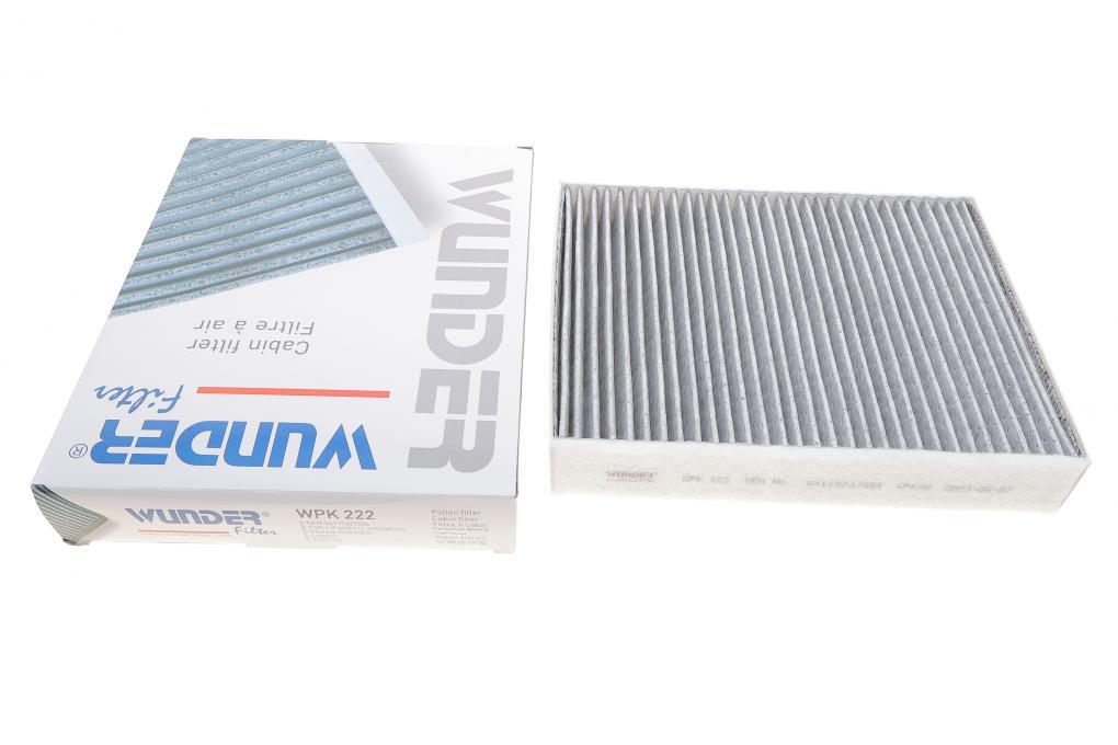Фільтр салону BMW 3 (F30/F80) 1.6-4.0D 11- (вугільний) WUNDER FILTER WPK 222 UA61, фото 1