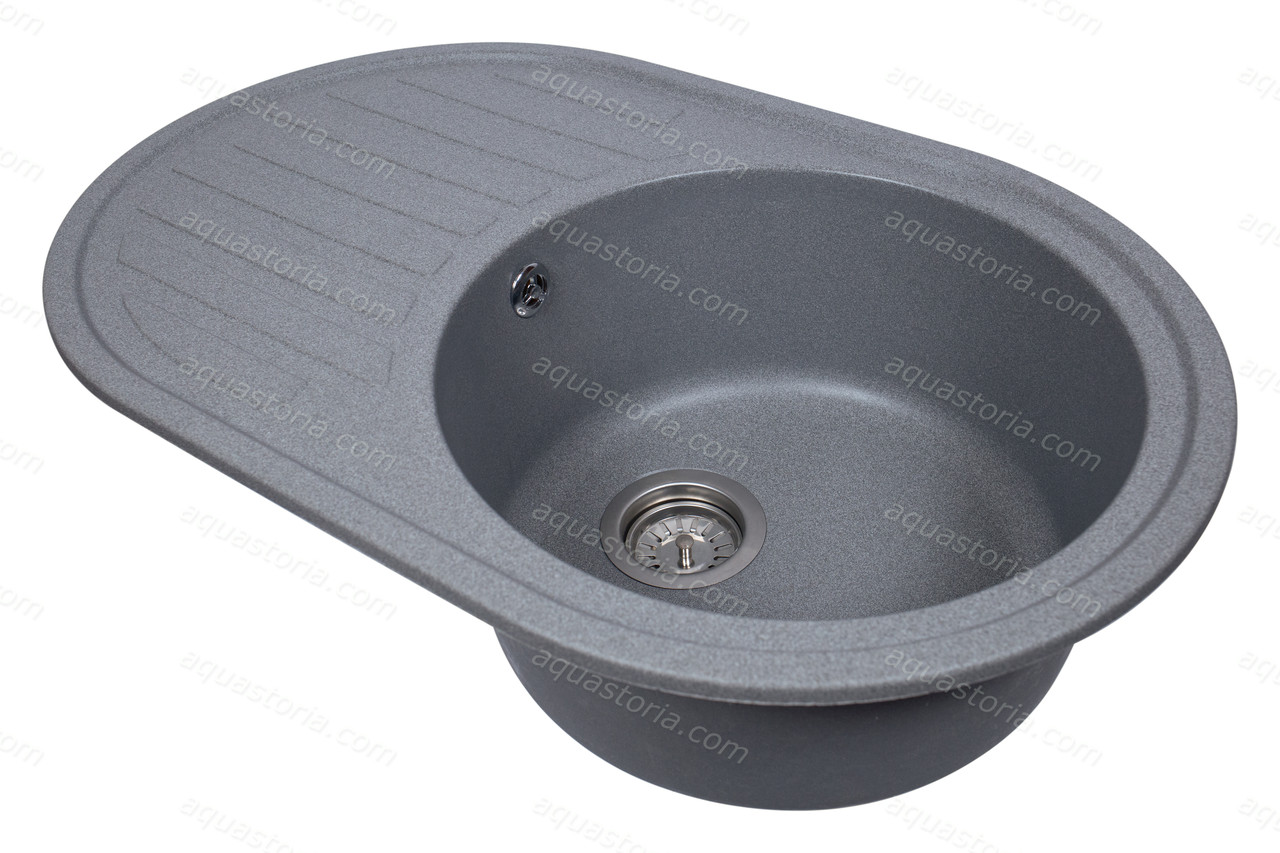 Гранітна мийка Aquaton №13 770х500 Сіра