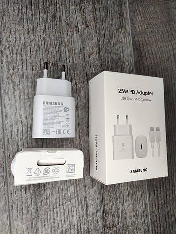Зарядний пристрій для Samsung S20, 25Вт + Кабель Type-C EP-TA800, Fast Charging, фото 1