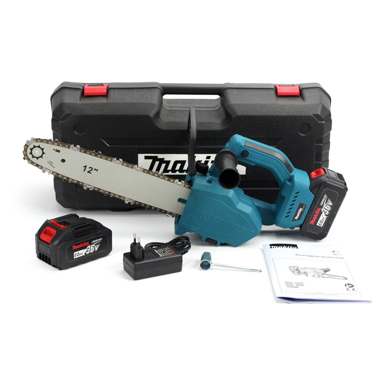 Акумуляторна пила Makita DUC122N (36V, 6Аh) АКБ пила з автоматичним ...