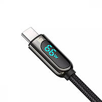 Кабель Baseus Display Fast Charging Type-C 66W (1m), фото 3