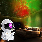 Світильник нічник проектор зоряного неба Космонавт, Астронаф сидячий Mini, пульт, фото 5