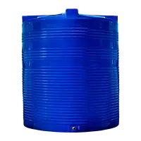 Емкость R Europlast 10 000 л двухслойная вертикальная Ø 235*256 см синяя (низкая)