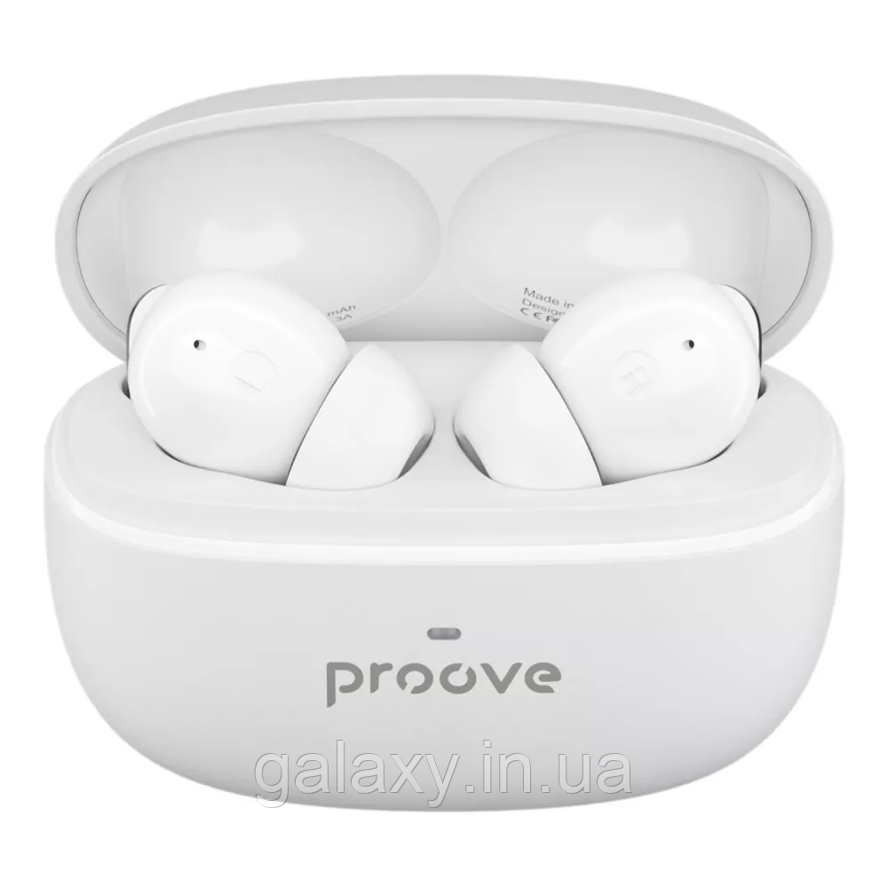 Навушники Proove Bluetooth гарнітура Orion TWS WHITE