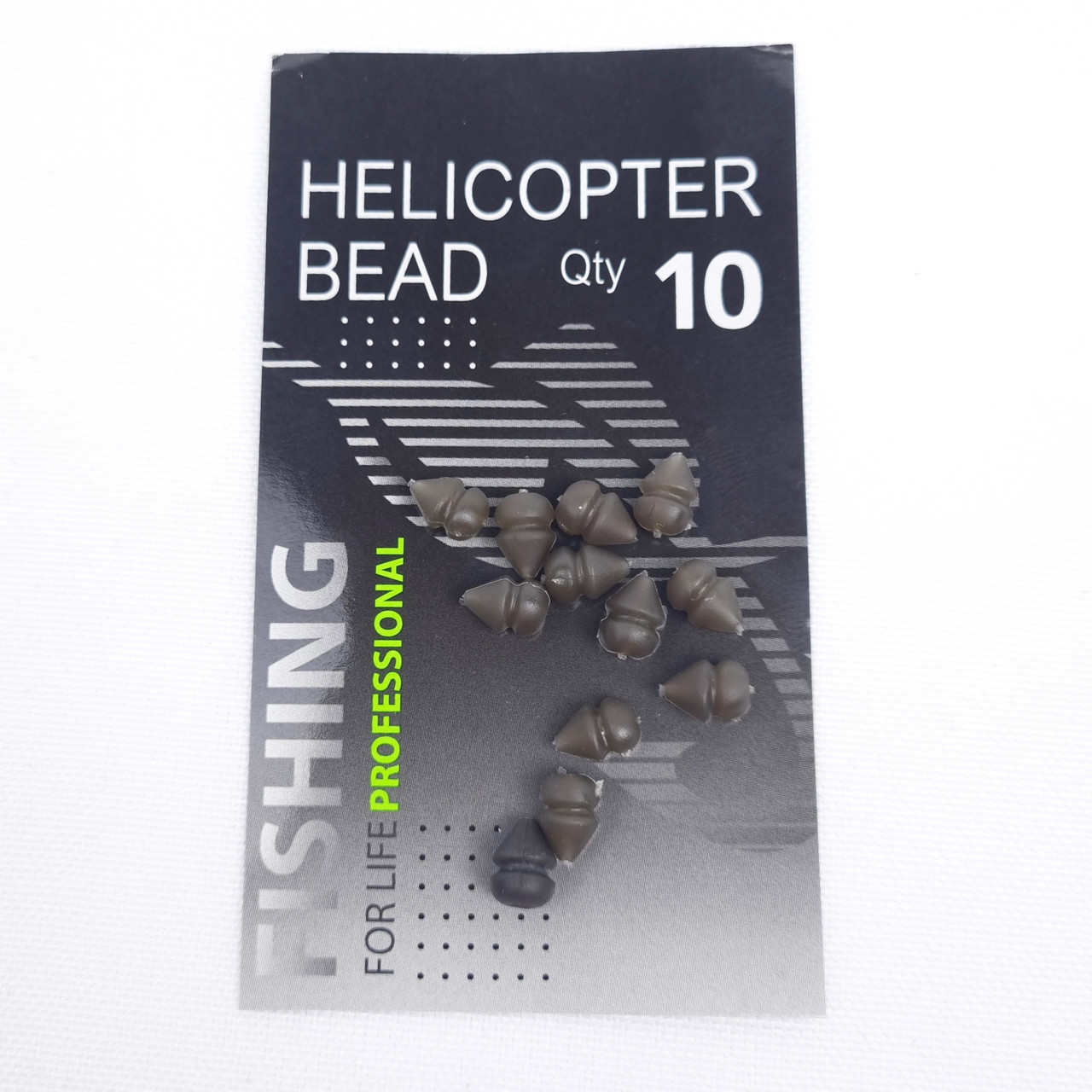 Намистинки рибальські для вертольота ProfMontazh 10шт намистина фіксатор для монтажів, фото 1