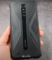 Смартфон з великою батареєю Hotwav Cyber 9 Pro 8/128GB 7500Мач, телефон, що вбивається, колір чорний, для ЗСУ