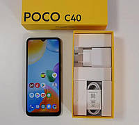 Сенсорный смартфон Xiaomi Poco C40 4/64GB Power Black Global version, Смартфон поко ксиоми для военных, черный