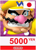 Карта пополнения Nintendo eShop 5000 йен YEN JPY Gift Card Япония JP (Код)