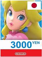 Карта пополнения Nintendo eShop 3000 йен YEN JPY Gift Card Япония JP (Код)