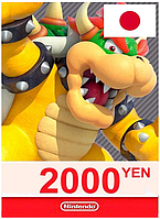 Карта пополнения Nintendo eShop 2000 йен YEN JPY Gift Card Япония JP (Код)