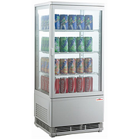 Витрина холодильная кондитерская, шкаф FROSTY RT-78L-1D, white