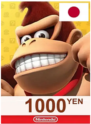 Карта поповнення Nintendo eShop 1000 єн YEN JPY Gift Card Японія JP (Код)