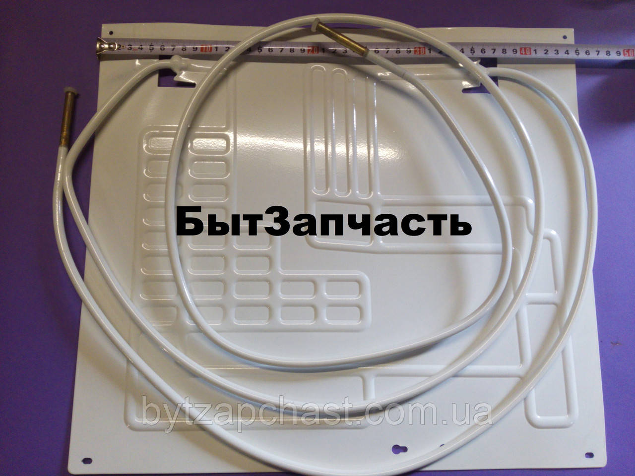 Испаритель для холодильника (плачущий испаритель 2-х канальный) 2-х патрубковый 1м+2м метра 400*450мм - фото 1 - id-p2052960310