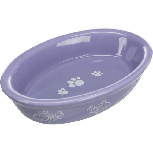 Миска Trixie для котів, овальна, керамічна, 15х10 см, 200 мл