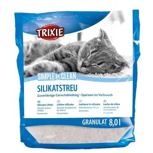 Наповнювач Trixie Simple&Clean для котів, сілікагелевий, 8 л