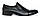 Розміри 42, 44, 45  Комфортні класичні чоловічі шкіряні туфлі, чорні  EGOline CV010, фото 2