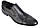 Розміри 42, 44, 45  Комфортні класичні чоловічі шкіряні туфлі, чорні  EGOline CV010, фото 3